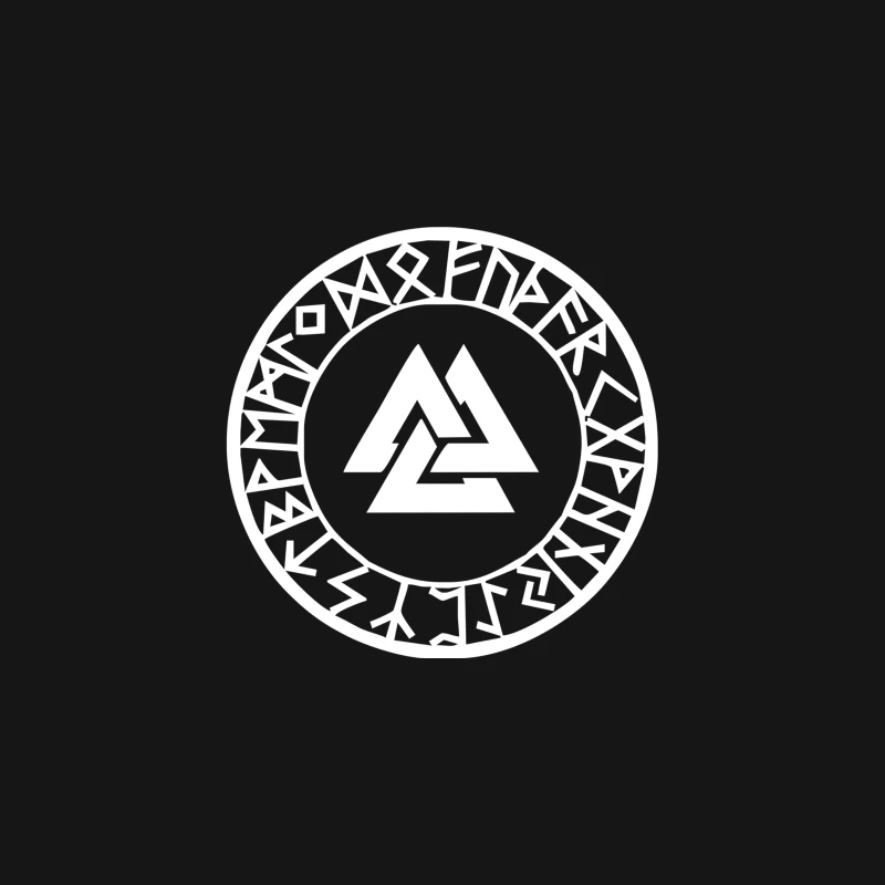 Valknut Shield Desk Mat