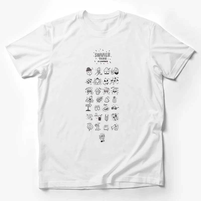 Sommerzeit Eiskrem Sammlung Herren T-Shirt