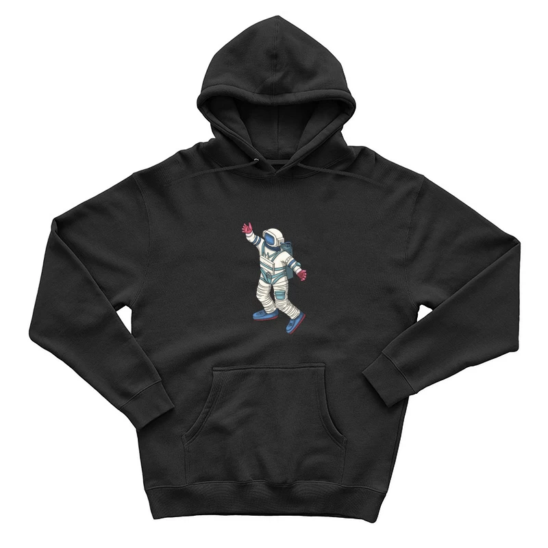 Astronaut im Raumanzug winkend Herren Pullover Hoodie