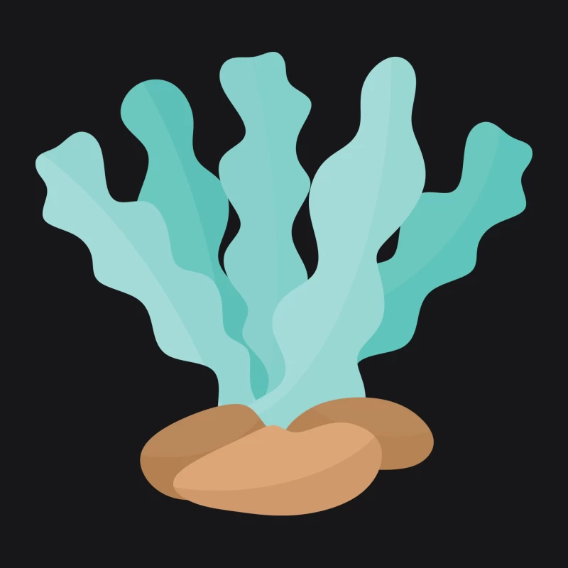 Illustration de plantes aquatiques Homme Sweat à capuche