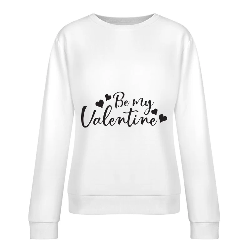 Invitation romantique pour la Saint-Valentin Femme Sweat-shirt à enfiler