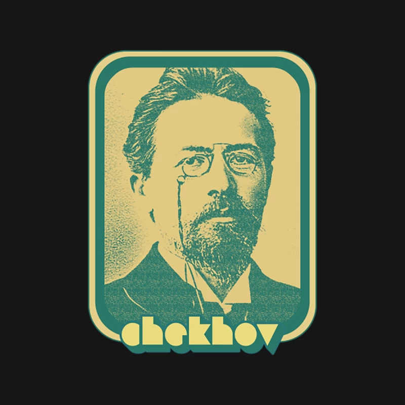 Chekhov  Retro Aesthetic Fan Art Design Mouse Pad