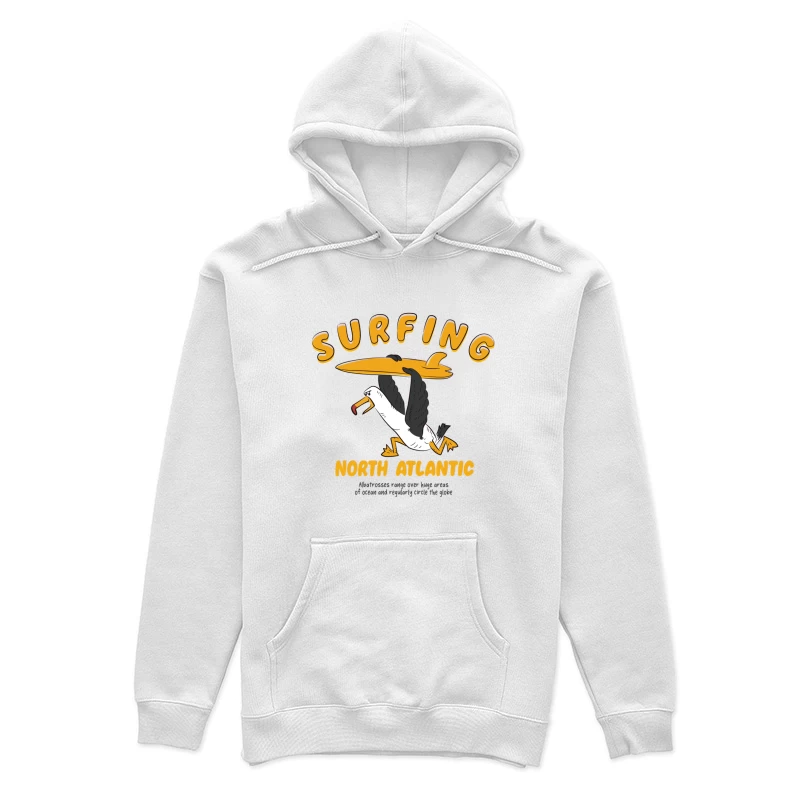 Surfing Adventure in the North Atlantic Female Pullover Hoodie