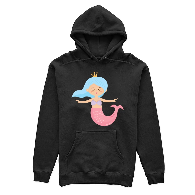 Petite sirène avec couronne Femme Sweat à capuche