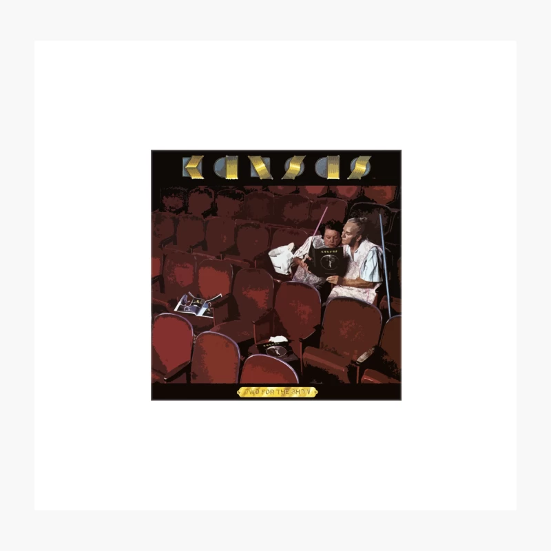 8 TWO FOR THE SHOW - KANSAS BAND Throw Pillow