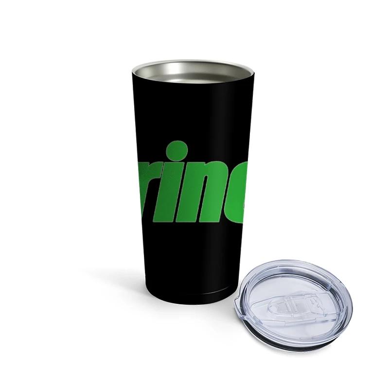 Prince Sports Brand Green Logo Travel Mug