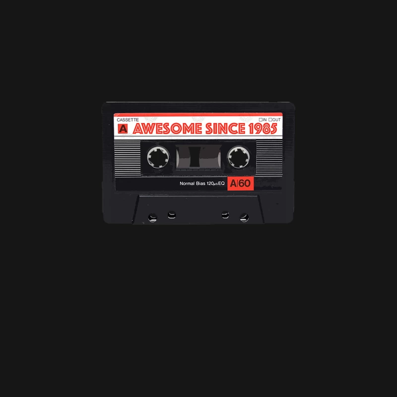 Classic Cassette Tape Mixtape - Awesome Since 1985 Birthday Gift Desk Mat