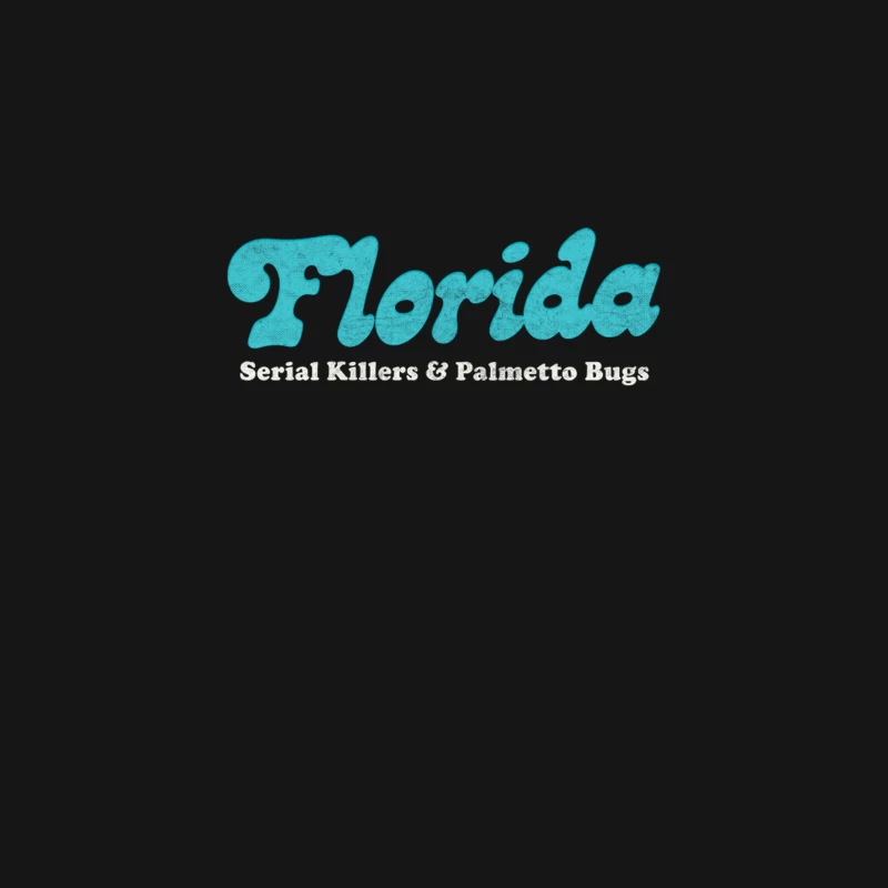 Florida - Serial Killers &amp_ Palmetto Bugs  Humorous Retro Design Desk Mat