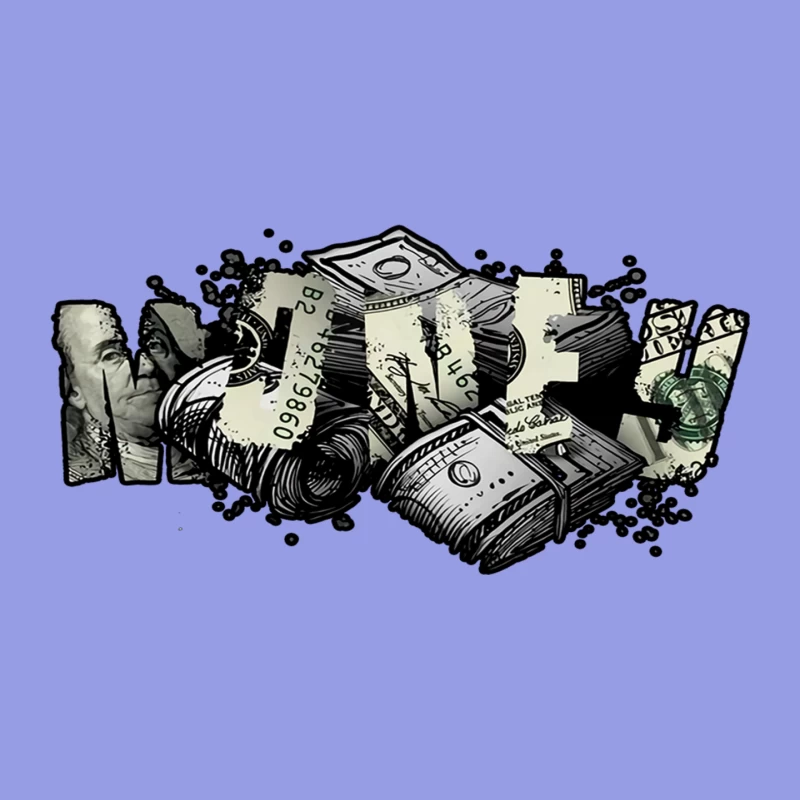 Money Illustration Mouse Pad
