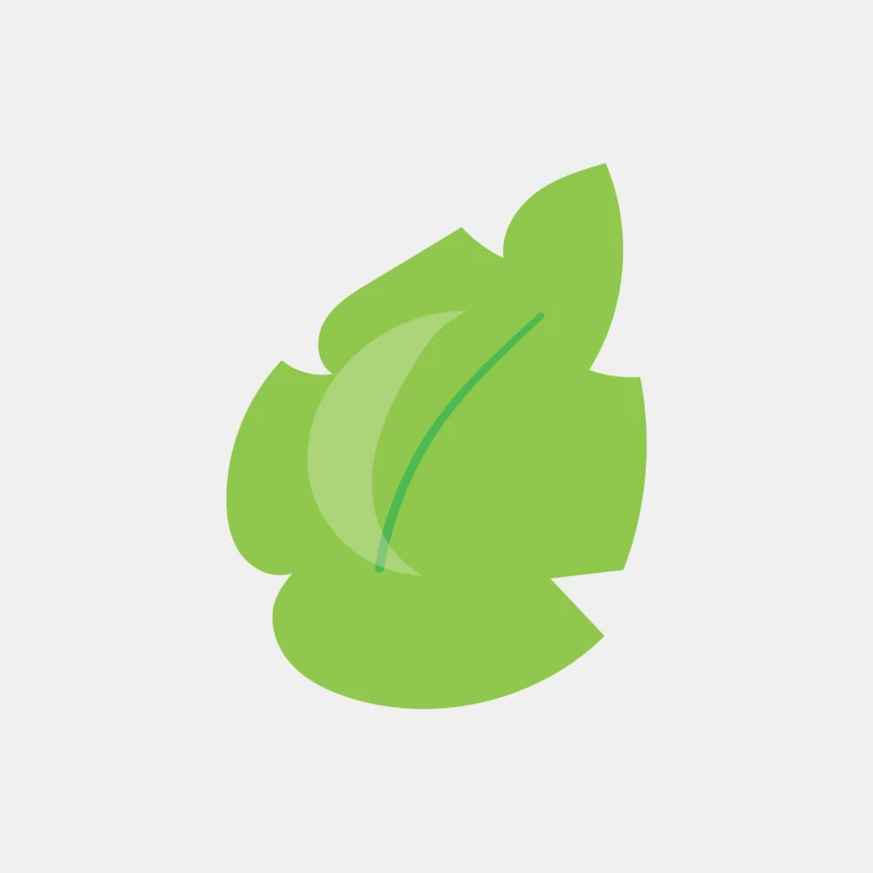 Icône de feuille verte Homme Débardeur