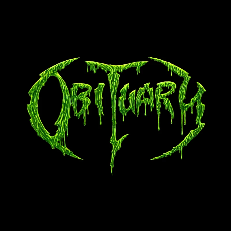 Obituary Green Logo Tapestry