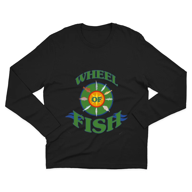 Wheel of Fish Male Long Sleeve T-Shirt