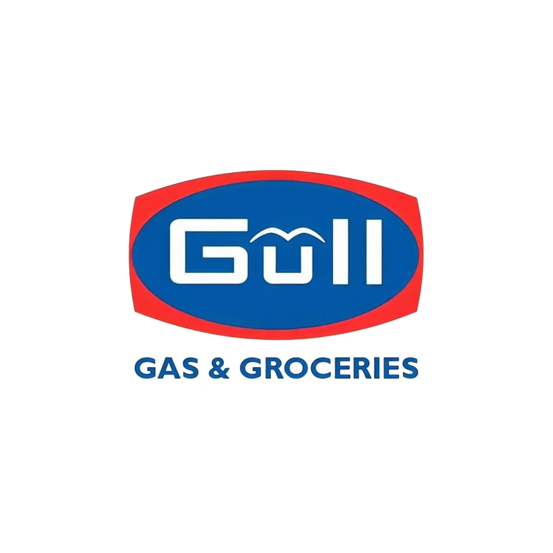 Gull Gas Station and Grocery Store Brand Logo Desk Mat