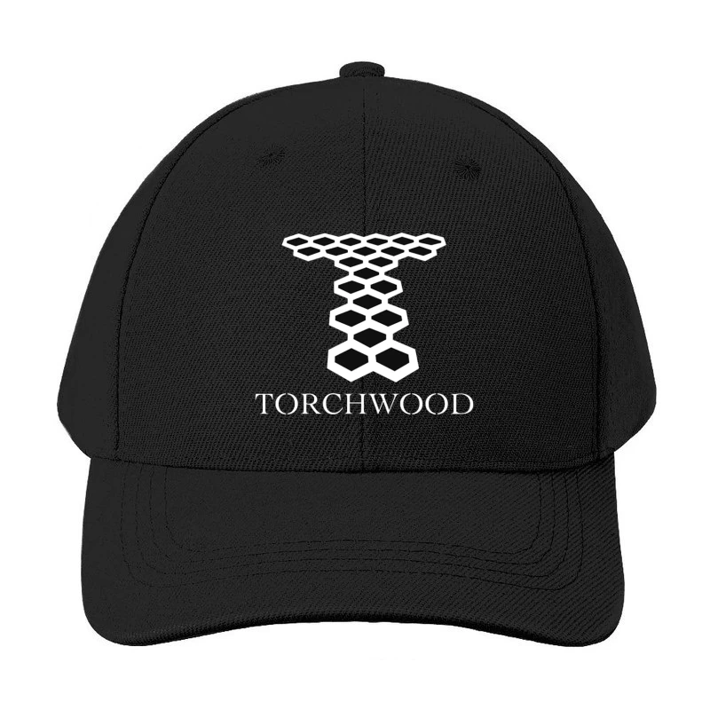 Torchwood Series Geometric Hexagonal Logo Design Baseball Cap