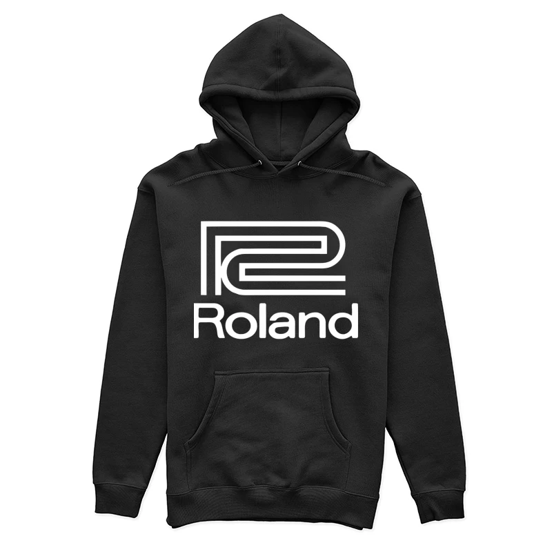 Roland Musical Equipment Brand Logo Outline Female Pullover Hoodie