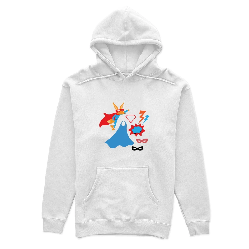 Renard Super Héros Coloré Femme Sweat à capuche