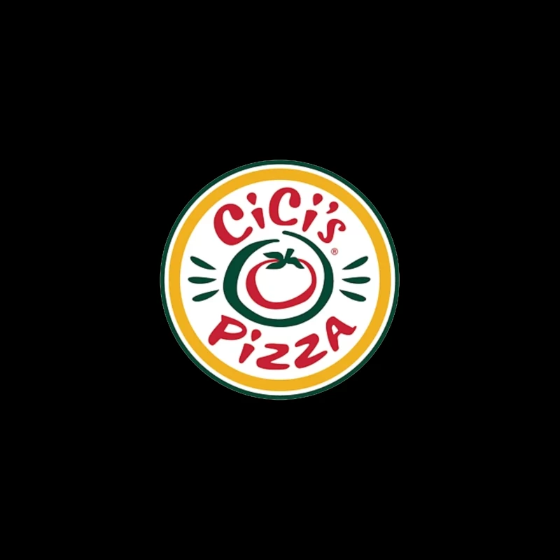 CiCi's Pizza Restaurant Chain Logo with Tomato Symbol Desk Mat