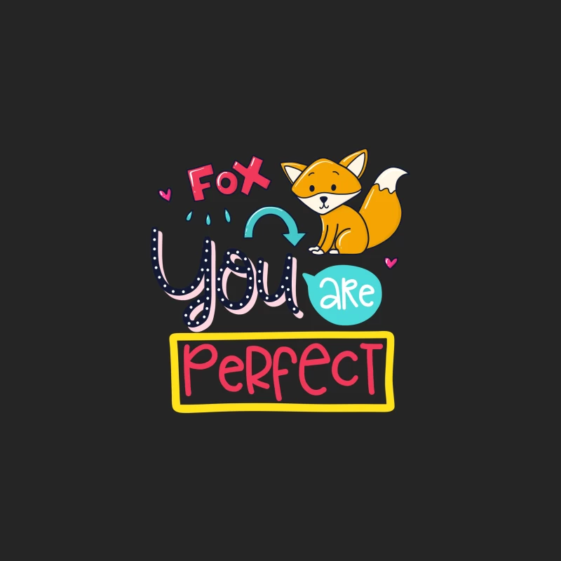 Illustration mignonne de renard avec message positif Homme Sweat-shirt à enfiler
