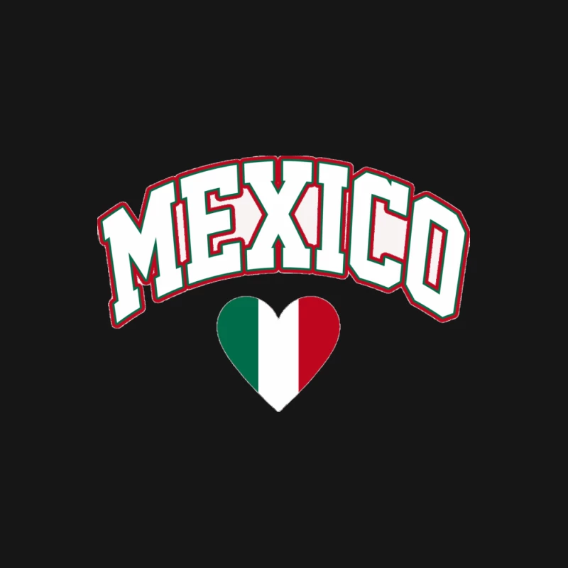 Mexiko-Design mit Herz Herren T-Shirt