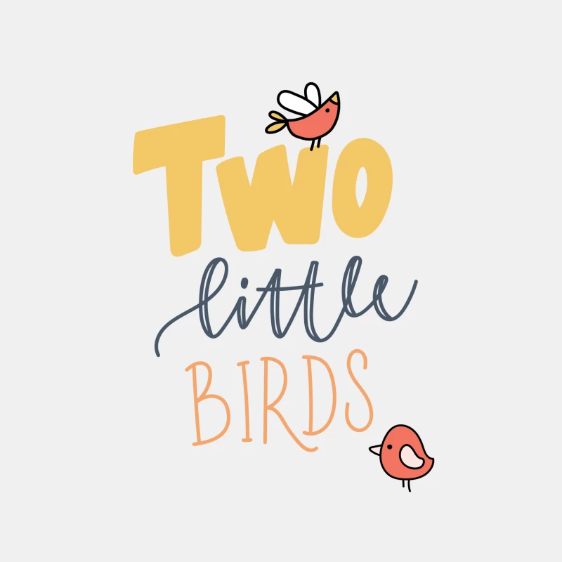 Deux petits oiseaux colorés Homme Débardeur