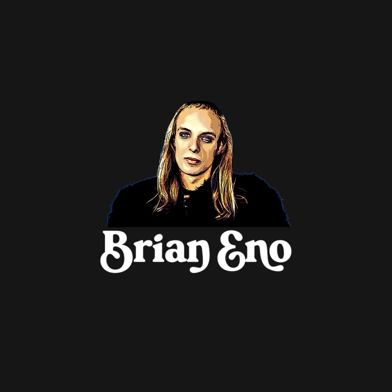 Brian Eno  Retro Design Desk Mat