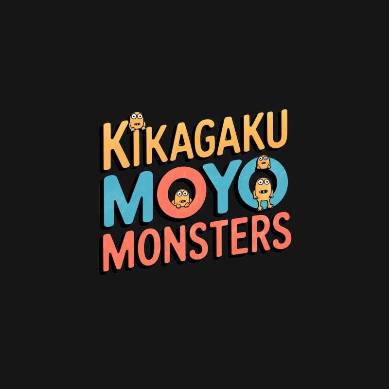 Colorful Cartoon Monster Logo with Playful Typography Desk Mat