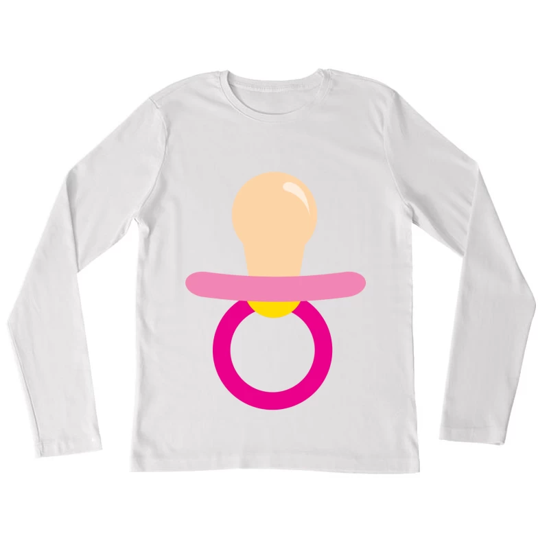 Tétine colorée pour bébé Femme Manches Longues T-Shirt