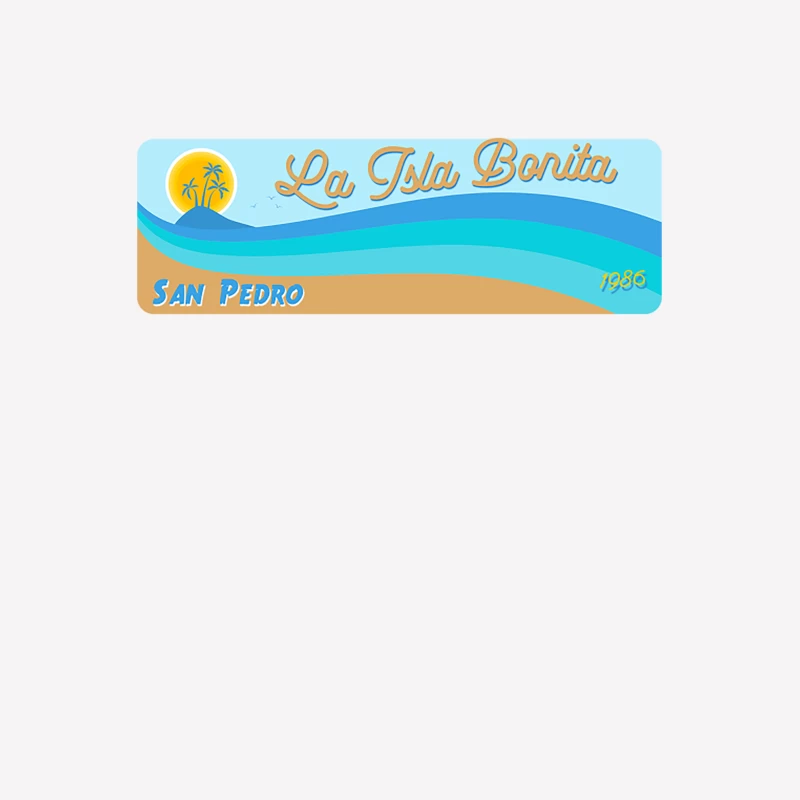 La Isla Bonita - Madonna 1986 Female T-Shirt