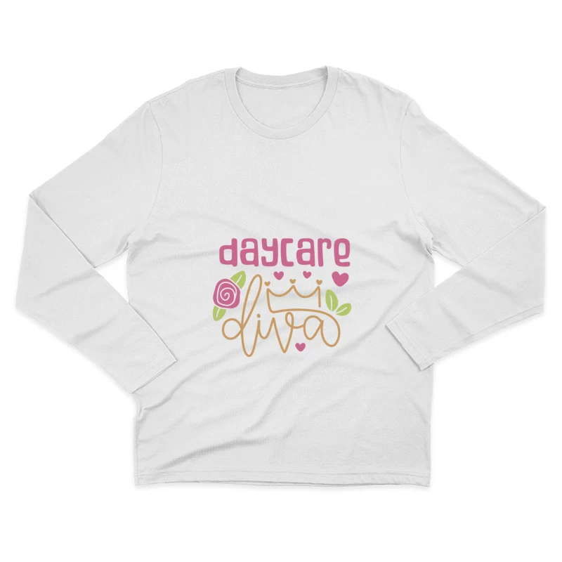 Élégance de la Garderie Homme Manches Longues T-Shirt