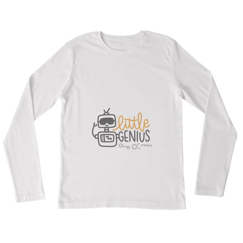 Robot Petit Génie Femme Manches Longues T-Shirt