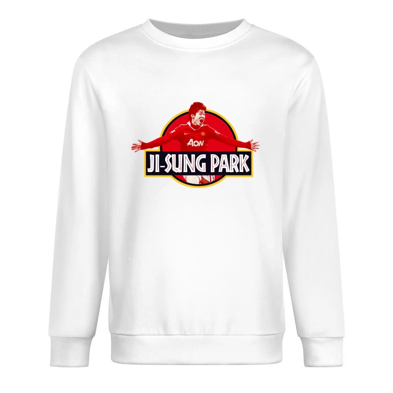 Retro Man United - PARK JI SUNG Male Pullover Sweatshirt