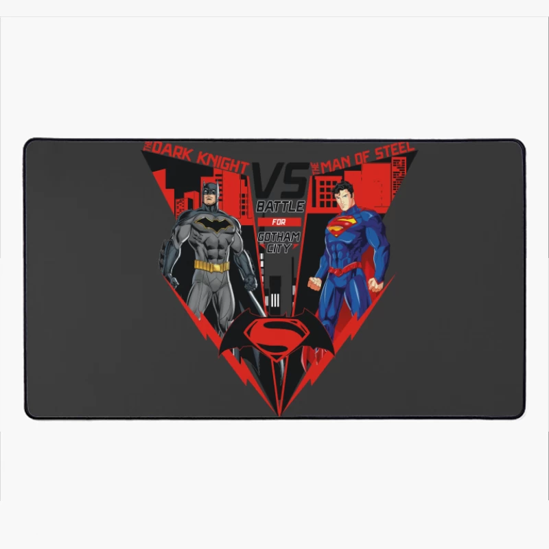 Batman vs Superman: Battle for Gotham City Desk Mat