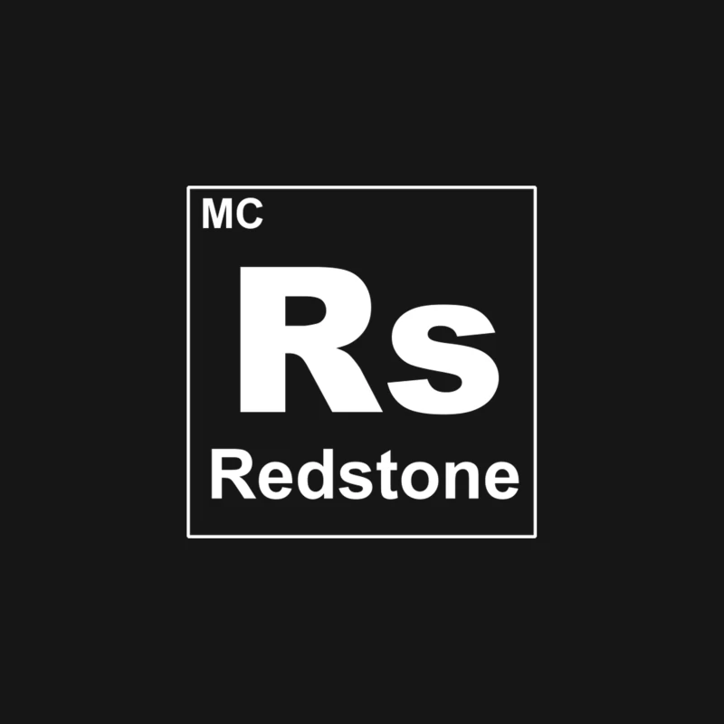 Redstone periodic symbol from Minecraft Desk Mat