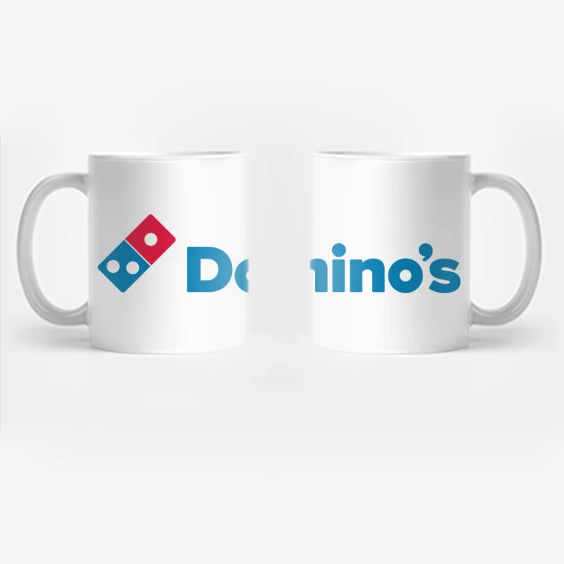 Domino's Pizza Corporate Logo in Blue and Red Coffee Mug