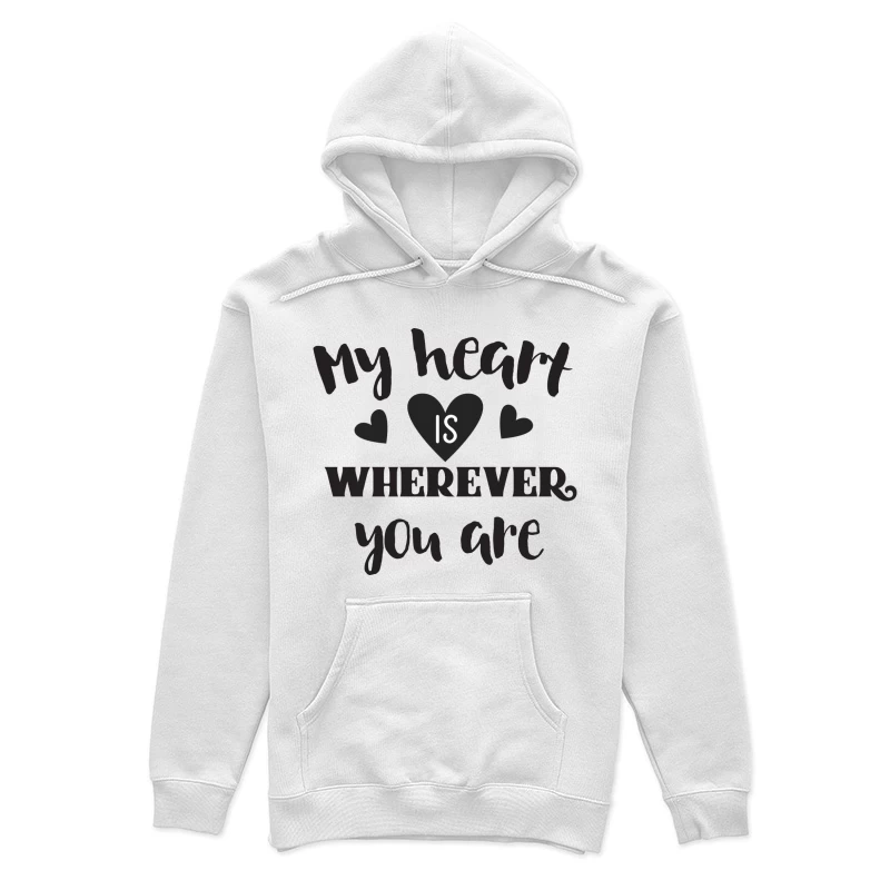 Citation romantique avec coeurs Femme Sweat à capuche