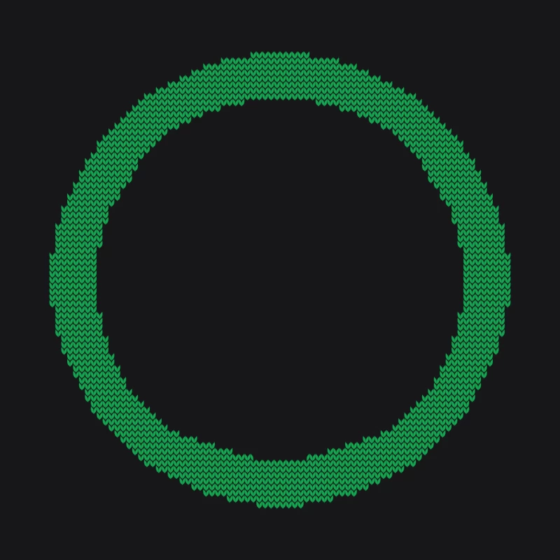Cercle vert pixelisé Homme Sweat à capuche