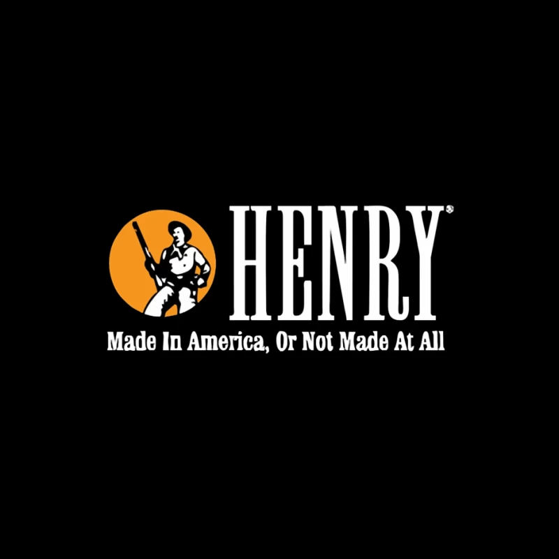 Henry Rifles Vintage Logo with American Manufacturing Slogan Pin