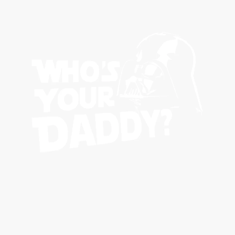 DARTH VADER Who_s Your Daddy Funny Cotton Tote Bag