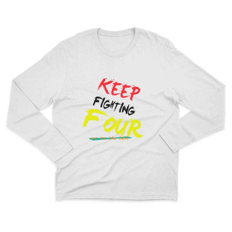 Motivierendes Zitat für Stärke Herren Langarm T-Shirt
