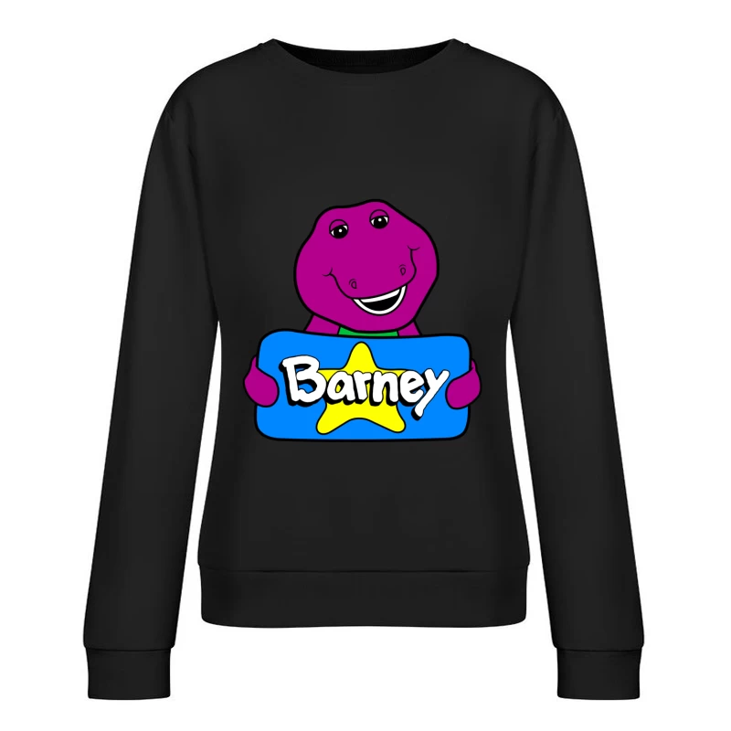BARNEY'S retro Female Pullover Sweatshirt