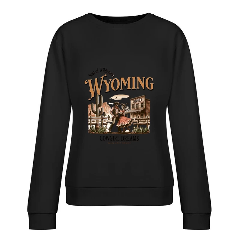 Danse Western dans le Wyoming Femme Sweat-shirt à enfiler