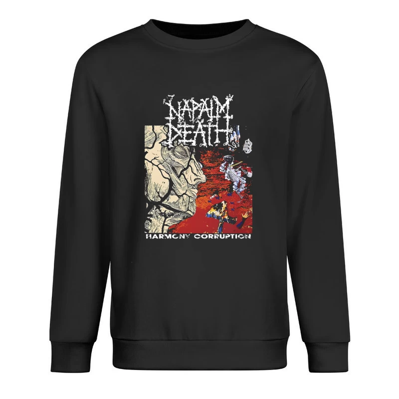 Napalm Death Harmony Coruption Male Pullover Sweatshirt