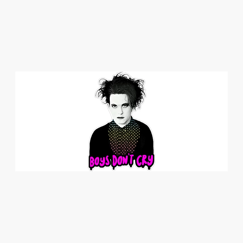 Boys Don_t Cry Goth 80s Tribute Design Coffee Mug