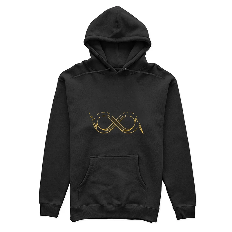 Künstlerisches Unendlichkeitssymbol Damen Pullover Hoodie