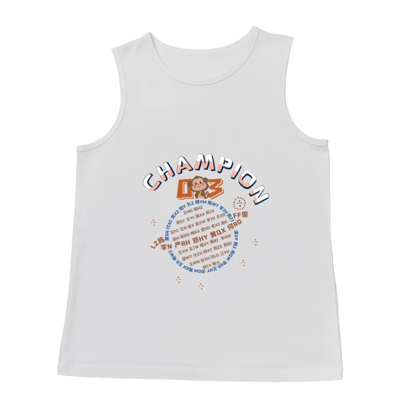Lustiger Affen-Champion Herren Tanktops