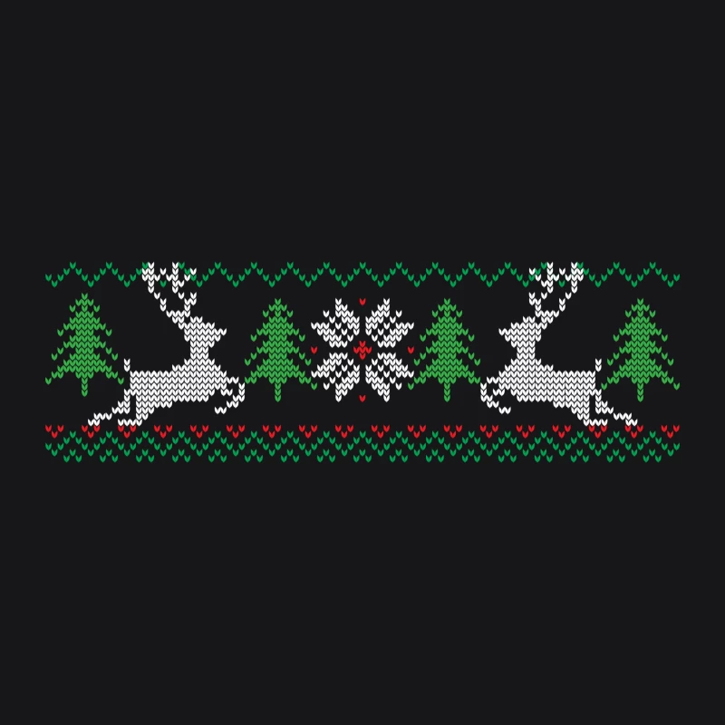 Pull de Noël avec rennes et sapins Homme Sweat à capuche
