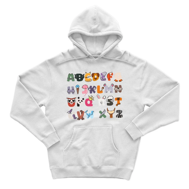 Tieralphabetbuchstaben Herren Pullover Hoodie