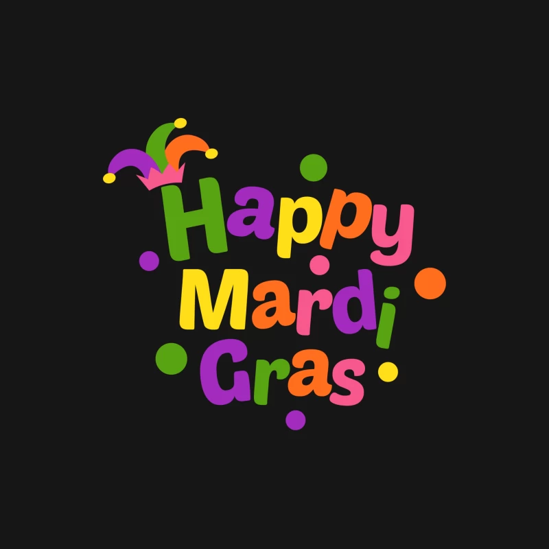 Célébration colorée de Mardi Gras Homme Manches Longues T-Shirt