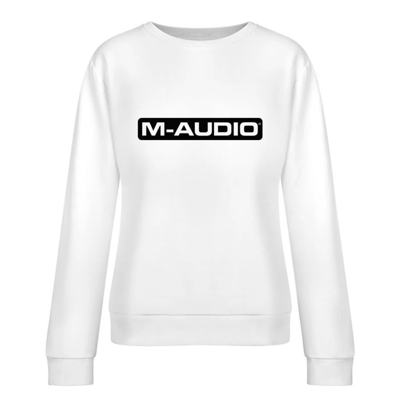 M-Audio Professional Audio Equipment Brand Logo Female Pullover Sweatshirt