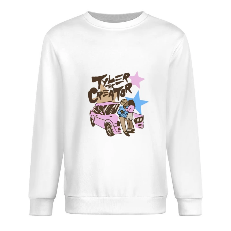 Auto-Romantik mit Retro-Stil Herren Pullover Sweatshirt